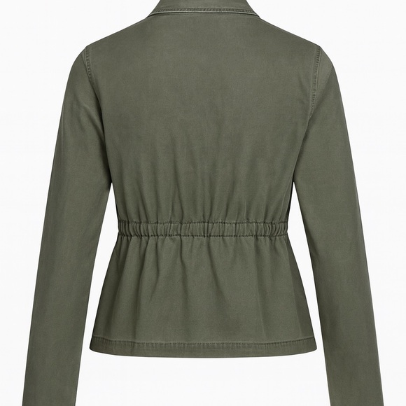 Forever 21 Full Zip Up Embroidered Military Jacket - Picture 2 of 5